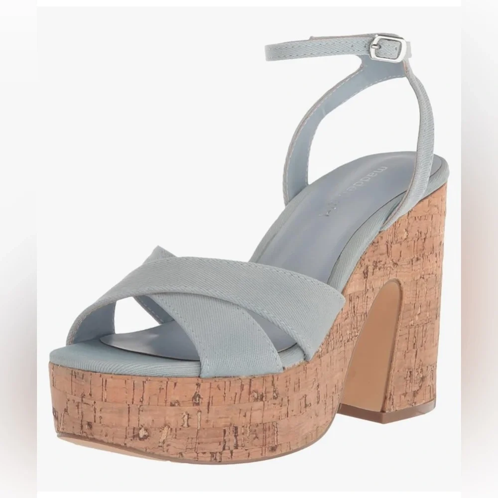 Madden Girl baby blue Sanrio platform Sandals